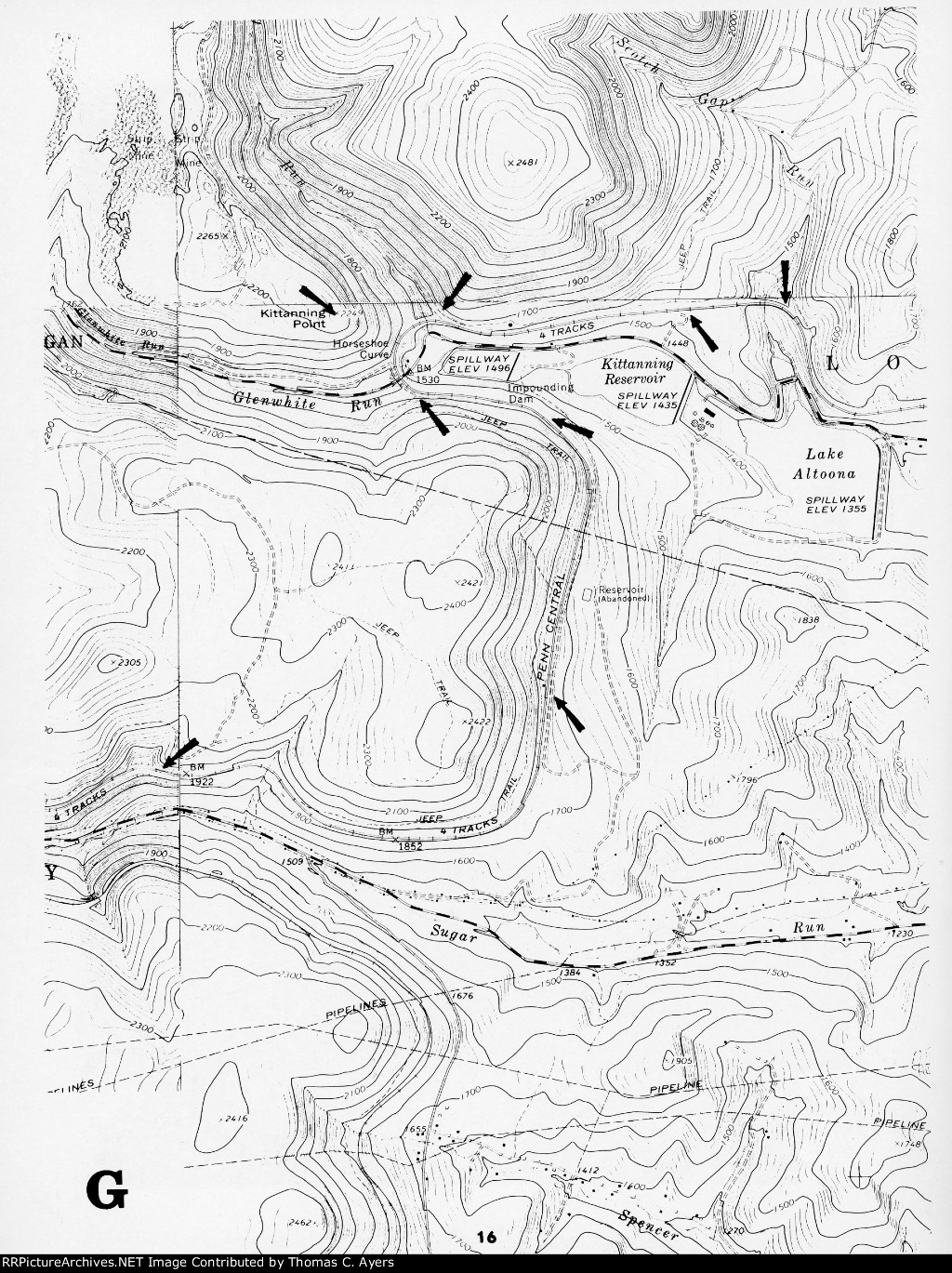 "Rail Guide To The Horseshoe Curve," Page 16, 1976